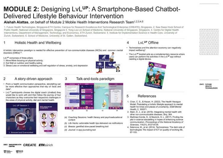 Designing LvLUP: A Smartphone-Based Chatbot- Delivered Lifestyle Behaviour Intervention